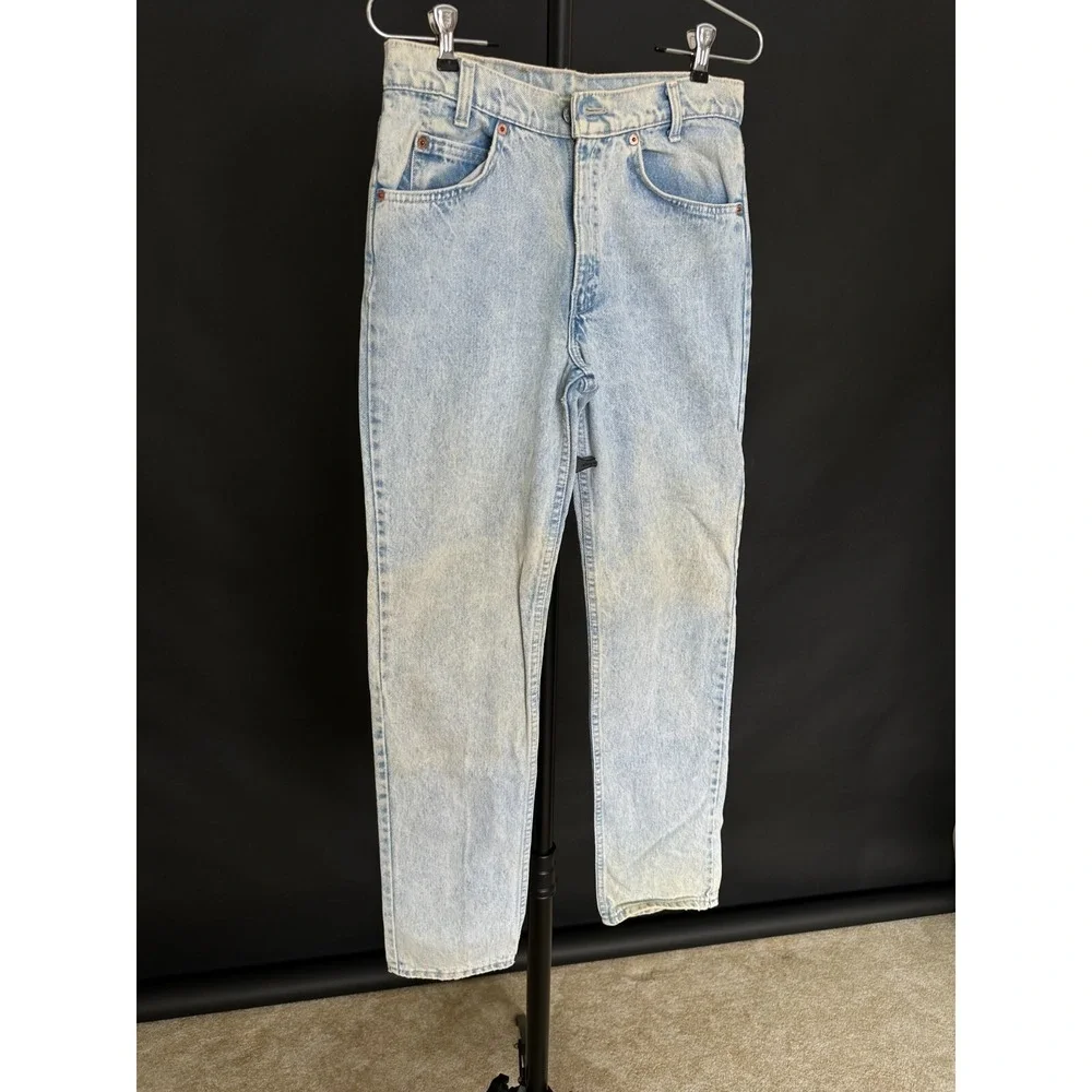 1980's Levi's Vintage Orange Tab Jean Student 30 X 32 Measure 28.5 X 30 USA Made